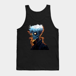 Anime Skeleton - Spooky Halloween Horror Goth Tank Top